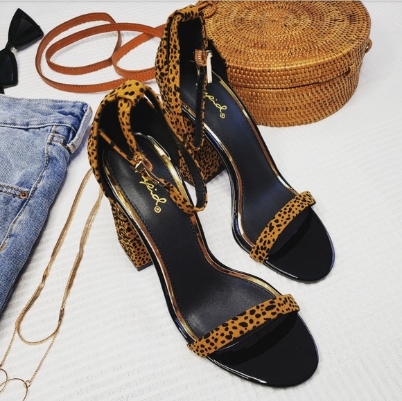 Price firm!The Natasha// leopard print heels - Picture 4 of 8